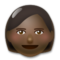 Woman - Black emoji on LG